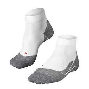 FALKE RU4 Women's Short Running Socks, Cotton Blend, Pack of 1 Colours, US Sizes 2 8 With Medium Padding, Moisture-Regulating, Quick-Drying, Cushioning Effect, white, 37-38