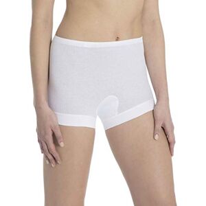 CALIDA Women's Boy Short White Weiß (weiss 001) 12