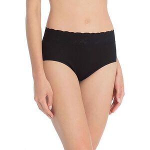 CALIDA Women's Midislip Lycraspitze Plain Brief, Black (Schwarz 992), UK 24 (Manufacturer size: L = 48/50)