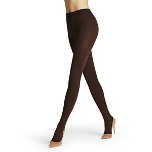 FALKE Women's Tights, Pure Matt, 100 Denier – Opaque, Matt, Pack of 1, Various Colours, Size S XL, Elegant, Matt Tights with Pressure-Free Comfort Waistband, Ideal for Business Looks (Pure Matt 100 Den W Ti) Brown (Brenda 5179) Plain Blickdicht, size: 42-