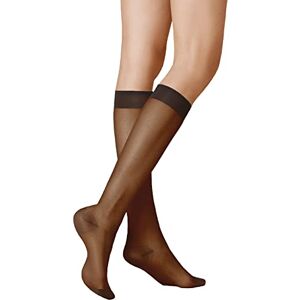 KUNERT Women's Matt Fine 20 DEN Knee-High Socks Black 2.5