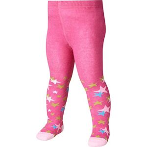 Playshoes Girls Supersoft Stars Meets Oekotex-100 Standards Tights, Pink, 3-6 Months