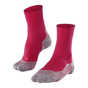FALKE RU4 Women's Running Socks, Calf-Length Running Socks, with Cotton, Anti-Blister, Pack of 1, pink, 35-36