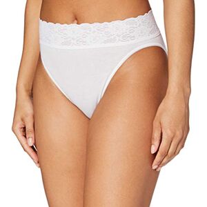 CALIDA Women's Slip Lycraspitze Plain Boxer Briefs, White (Weiss 001), UK 24 (Manufacturer size: L = 48/50)