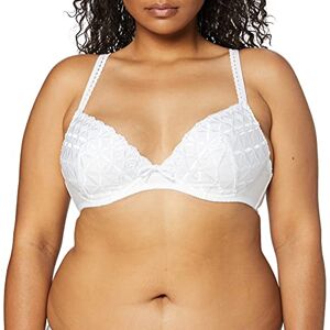 Aubade Women's PLUNGE Push-Up Everyday Bra, White, 36C (Manufacturer Size: 95C)