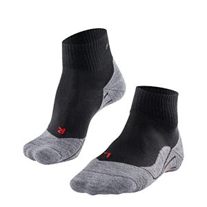 FALKE TK5 Women's Hiking Socks, Short, Merino Wool Blend, black, 35-36