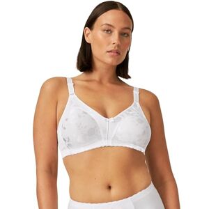 Naturana Women's Moulded Soft Cup Minimiser Everyday Bra, White, 34C