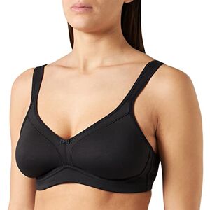 Susa Ladies’ Underwire-free bra, 7077 (7200 Bh) Black (004), size: 100D