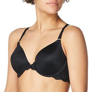 Maidenform Damen T-Shirt BH, Pure Genius T.back Einfarbig, Gr. 80E (Herstellergröße: 36DD), Schwarz