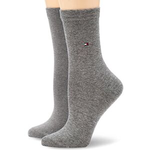 Tommy Hilfiger Women's Casual Socks (Pack of 2) (Socks Casual Socks) Middle grey (middle grey blend) Blickdicht, size: 35-38