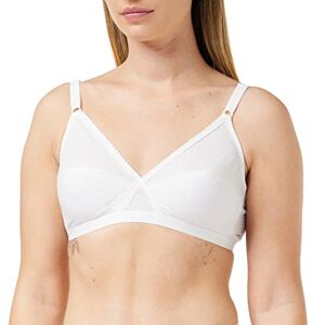 Nur Die Women's Comfort Bra (Komfort Bh) White (white 030) natürliche Formung durch komfortable Soft-Cups, size: 90D