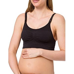 Noppies Women's Seamless Nursing Bra, Black, Size 8 (Manufacturer Size:X-Small/Small)