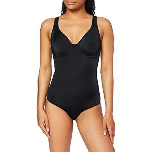 Sassa Women's Body doppelt vorgeformt 00903 Full Cup Plain Shaping Bodysuit, Black (Schwarz 00500), 34C (Manufacturer size:75C)