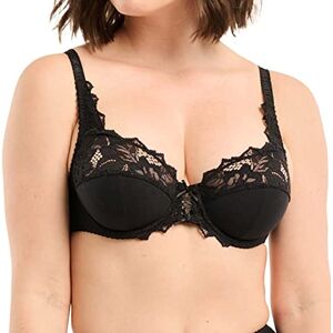 Sans Complexe Damen Push Up COTON D'ARUM Schalen, Spitze, Schwarz, 95D (Herstellergröße: EU: 80D)