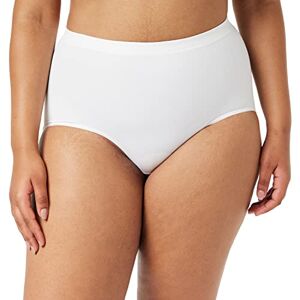 Sloggi Women's Plain or unicolor Brief White Blanc (0003 Blanc) 24