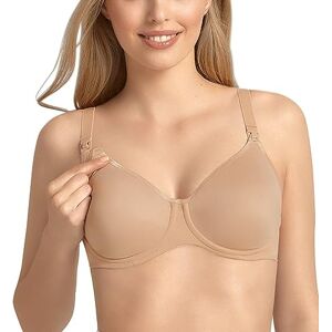 Anita Women's Maternity Basic Nursing Bra (Still-bh Basic) Skin-coloured (skin 722) plain, size: 90E