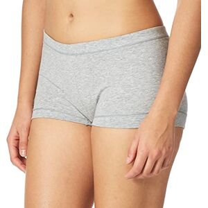 Maidenform Women's Dream Cotton Boy Shorts, Grey (Grey Heather), Size 14 (Manufacturer Size:Large)