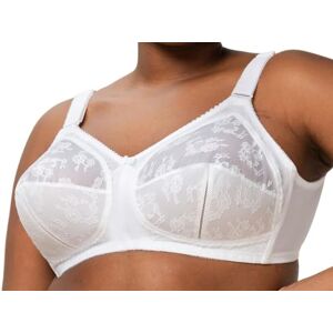 Triumph Ladies Strapless Bra DOREEN, Plain, Gr. 105E (manufacturer size: 46D), white (WHITE)