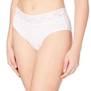 DIM Women's Coton plus stretch Slip maxi x2 (4A94)Brief, White (Blanc), 16