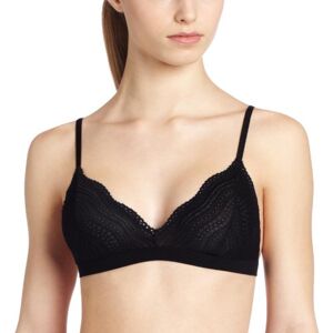 Cosabella Women's Dolce Vita Soft Bra Soft Cup Everyday Bra, Black (Black), 30 AA