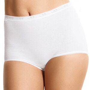 Sloggi women's basic+ maxi waist briefs ( Basic+ Maxi) White (white) Plain, size: 46