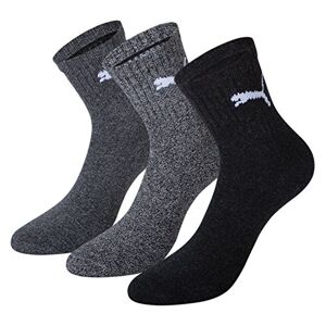 PUMA Short Crew Unisex Socks Pack of 3 (Short Socks Crew 3p Unisex) Grey (anthracite/grey), size: 43-46