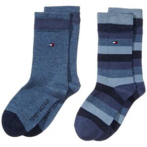 Tommy Hilfiger Kinder Classic Socken, Marineblau, 27/30 (2er Pack)