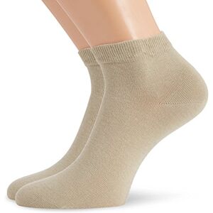 HUDSON Men's Pack of 2 Ankle Socks Beige 7