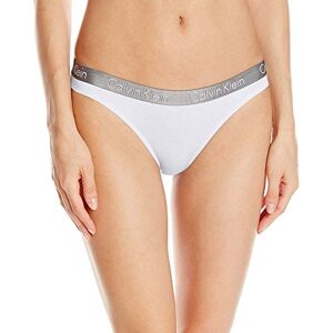 Calvin Underwear Women's Radiant Cotton Bikini Briefs (Radiant Cotton Thong) White (White 100), size: XS