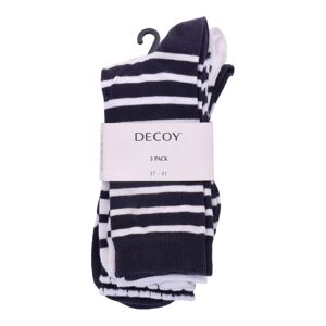 Decoy Socks 3 Pack Navy/White With Stripes Dots 37-41   3 stk.