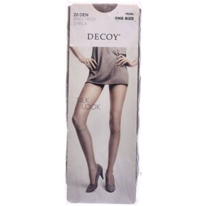 Decoy Silk Look (15 Den) Pearl 2-Pack Knee High One Size