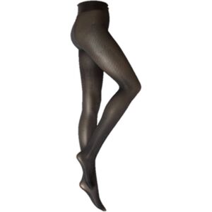 Decoy Herring Bone Tights (70 Den) - Black XL