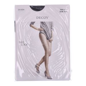 Decoy Silk Look (20 Den) Nearly Black XXL