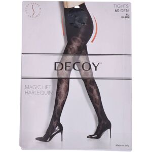 Decoy Magic Lift Harlequin Tights 60 Den Black XL