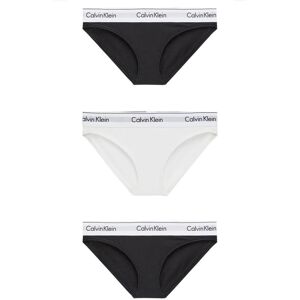 Calvin Klein Bikini Briefs 3-pack Black/White - XS   3 stk.