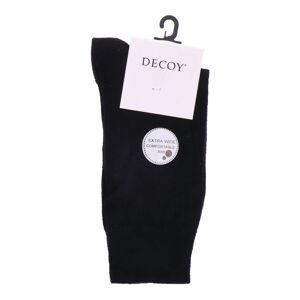 Decoy Ekstra Wide Comfortable Rib Socks Black 37-41
