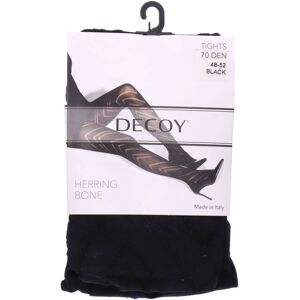 Decoy Herring Bone Tights (70 Den) - Black XL