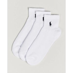 Polo Ralph Lauren 3-Pack Sport Quarter Socks White men One size Hvid
