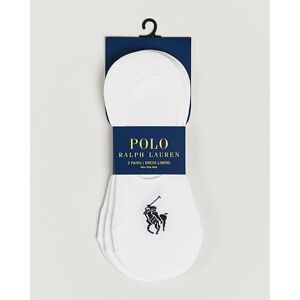 Polo Ralph Lauren 3-Pack No Show Big Pony Pony Socks White men One size Hvid