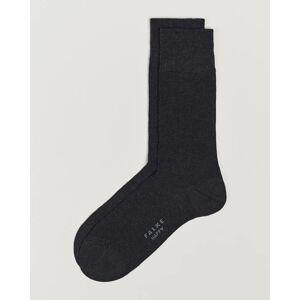 Falke Happy 2-Pack Cotton Socks Anthracite Melange men 39-42 Grå