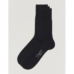 Falke 3-Pack Airport Socks Black men One size Sort