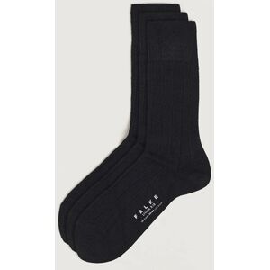 Falke 3-Pack Lhasa Cashmere Socks Black men One size Sort