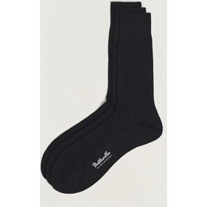 Pantherella 3-Pack Naish Merino/Nylon Sock Black men One size