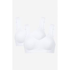 Cellbes of Sweden Uforet soft BH 2-pack  Female  Hvid+Hvid