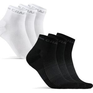 Craft 1910637 Core Dry Mid Sock 3-Pack Unisex White 46/48