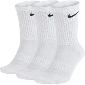 Nike Cushion Crew Tennissokker, 3 Par Unisex Strømper Hvid S