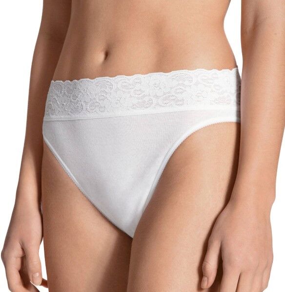 Calida Lycraspitze Slip - White 001 * Kampagne *