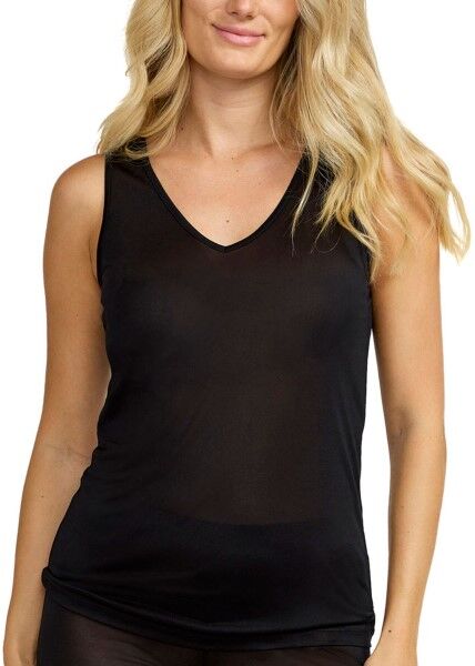 Damella Silk Tank Top - Black * Kampagne *