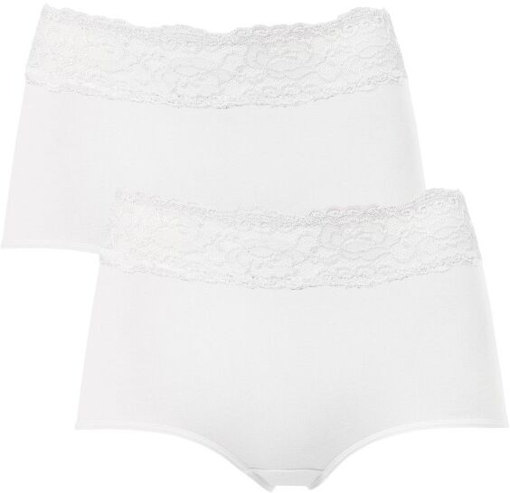 Trofé Trofe Lace Trimmed Maxi Briefs 2-pak - White * Kampagne *