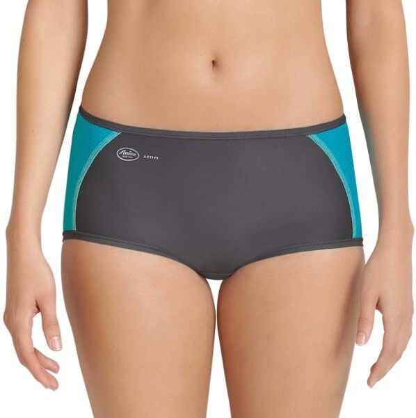 Anita Active Sporty Brief Panty - Grey/Turquoise * Kampagne *